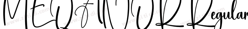 MEQANOR Regular字体转换 MEQANOR Regular字体转换